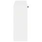 Preview: Wandmontierter Schuhschrank HOORN 71 x 17 x 43 cm Holzwerkstoff