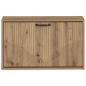 Preview: Wandmontierter Schuhschrank HOORN 71 x 17 x 43 cm Holzwerkstoff