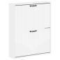 Preview: Wandmontierter Schuhschrank HOORN 71 x 17 x 86 cm Holzwerkstoff