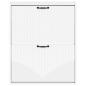 Preview: Wandmontierter Schuhschrank HOORN 71 x 17 x 86 cm Holzwerkstoff