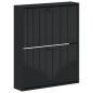Preview: Wandmontierter Schuhschrank HOORN 71 x 17 x 86 cm Holzwerkstoff