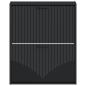 Preview: Wandmontierter Schuhschrank HOORN 71 x 17 x 86 cm Holzwerkstoff