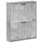 Preview: Wandmontierter Schuhschrank HOORN 71 x 17 x 86 cm Holzwerkstoff