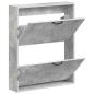 Preview: Wandmontierter Schuhschrank HOORN 71 x 17 x 86 cm Holzwerkstoff