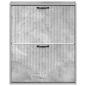 Preview: Wandmontierter Schuhschrank HOORN 71 x 17 x 86 cm Holzwerkstoff