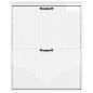 Preview: Wandmontierter Schuhschrank HOORN 71 x 17 x 86 cm Holzwerkstoff