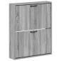 Preview: ARDEBO.de - Wandmontierter Schuhschrank HOORN 71 x 17 x 86 cm Holzwerkstoff