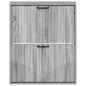 Preview: Wandmontierter Schuhschrank HOORN 71 x 17 x 86 cm Holzwerkstoff
