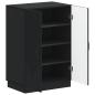 Preview: Schuhschrank HOORN 59,5 x 39,5 x 87 cm Holzwerkstoff Schwarz