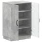 Preview: Schuhschrank HOORN 59,5 x 39,5 x 87 cm Holzwerkstoff Betongrau