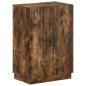 Preview: ARDEBO.de - Schuhschrank HOORN 59,5 x 39,5 x 87 cm Holzwerkstoff Raucheiche