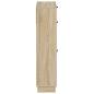 Preview: Schuhschrank HOORN 78 x 24 x 100 cm Holzwerkstoff Sonoma-Eiche