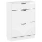 Preview: Schuhschrank HOORN 78 x 24 x 100 cm Holzwerkstoff