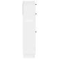 Preview: Schuhschrank HOORN 78 x 24 x 100 cm Holzwerkstoff