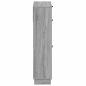 Preview: Schuhschrank HOORN 78 x 24 x 100 cm Holzwerkstoff Sonoma-Grau