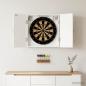 Preview: ARDEBO.de - Dartboard Schrank HOORN Wei? 52,5 x 10,5 x 53,5 cm