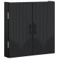 Preview: Dartboard Schrank HOORN Schwarz 52,5 x 10,5 x 53,5 cm