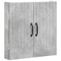 Preview: Dartboard Schrank HOORN Betongrau 52,5 x 10,5 x 53,5 cm