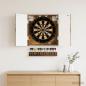Preview: ARDEBO.de - Dartboard Schrank HOORN R?uchereiche 52,5 x 10,5 x 53,5 cm