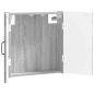 Preview: Dartboard Schrank HOORN Sonoma-Grau 52,5 x 10,5 x 53,5 cm