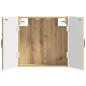 Preview: Dartboard Schrank HOORN Artisan-Eiche 52,5 x 10,5 x 53,5 cm