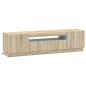 Preview: LED-TV-Schrank Sonoma-Eiche Holzwerkstoff