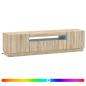 Preview: LED-TV-Schrank Sonoma-Eiche Holzwerkstoff