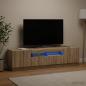Preview: LED-TV-Schrank Sonoma-Eiche Holzwerkstoff
