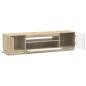 Preview: LED-TV-Schrank Sonoma-Eiche Holzwerkstoff