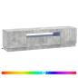 Preview: LED-TV-Schrank Betongrau Holzwerkstoff
