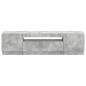Preview: LED-TV-Schrank Betongrau Holzwerkstoff