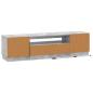 Preview: LED-TV-Schrank Betongrau Holzwerkstoff