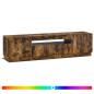 Preview: LED-TV-Schrank Raucheiche Holzwerkstoff