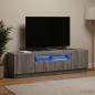 Preview: ARDEBO.de - LED-TV-Schrank Sonoma-Grau Holzwerkstoff