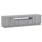 Preview: LED-TV-Schrank Sonoma-Grau Holzwerkstoff