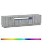 Preview: LED-TV-Schrank Sonoma-Grau Holzwerkstoff