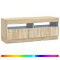 Preview: LED-TV-Schrank Sonoma-Eiche Holzwerkstoff