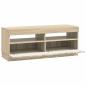 Preview: LED-TV-Schrank Sonoma-Eiche Holzwerkstoff