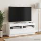 Preview: LED-TV-Schrank Hochglanz Weiß Holzwerkstoff