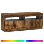 Preview: LED-TV-Schrank Raucheiche Holzwerkstoff