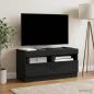 Preview: LED-TV-Schrank Schwarz Holzwerkstoff