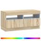 Preview: LED-TV-Schrank Sonoma-Eiche Holzwerkstoff