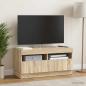 Preview: LED-TV-Schrank Sonoma-Eiche Holzwerkstoff