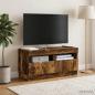Preview: LED-TV-Schrank Raucheiche Holzwerkstoff