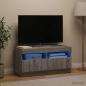 Preview: ARDEBO.de - LED-TV-Schrank Sonoma-Grau Holzwerkstoff