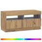 Preview: LED-TV-Schrank Artisan-Eiche Holzwerkstoff
