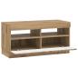 Preview: LED-TV-Schrank Artisan-Eiche Holzwerkstoff