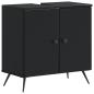 Preview: Waschbeckenschrank BREDA Schwarz 59,5 x 31,5 x 59 cm