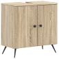 Preview: ARDEBO.de - Waschbeckenschrank BREDA Sonoma-Eiche 59,5 x 31,5 x 59 cm
