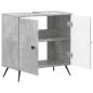 Preview: Waschbeckenschrank BREDA Betongrau 59,5 x 31,5 x 59 cm